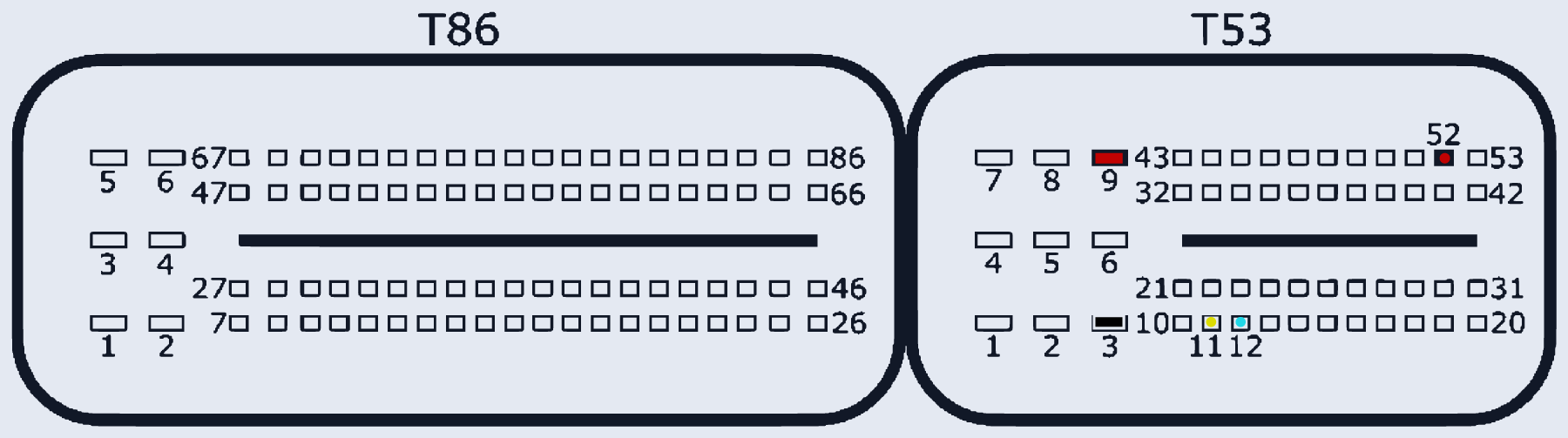 Распиновка Bosch VD1CC001 (AdBlue Control Unit — не Engine Control Unit) (TRUCKS) — схема разъёма