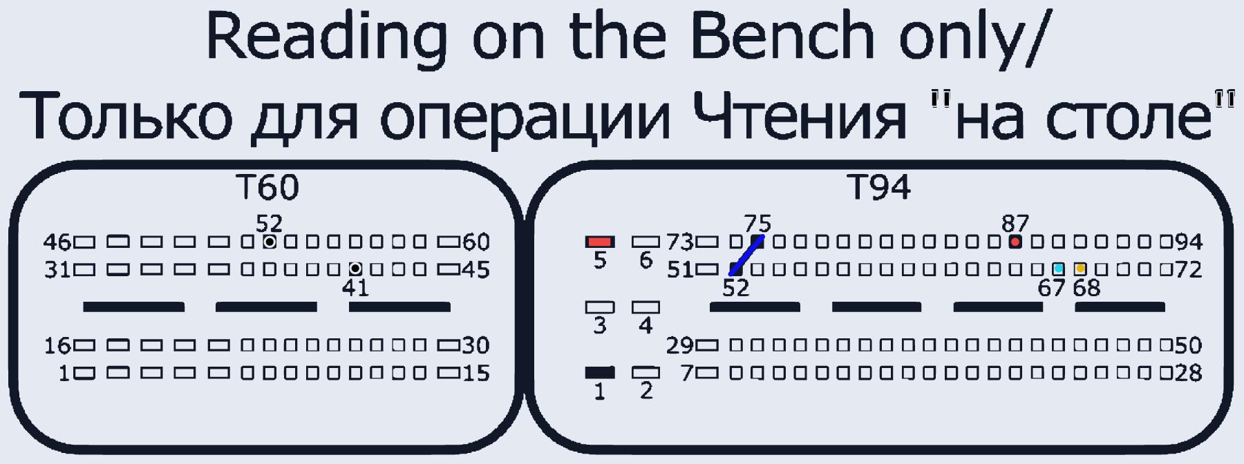 Распиновка Delphi DCM6.2 (VAG) — схема разъёма
