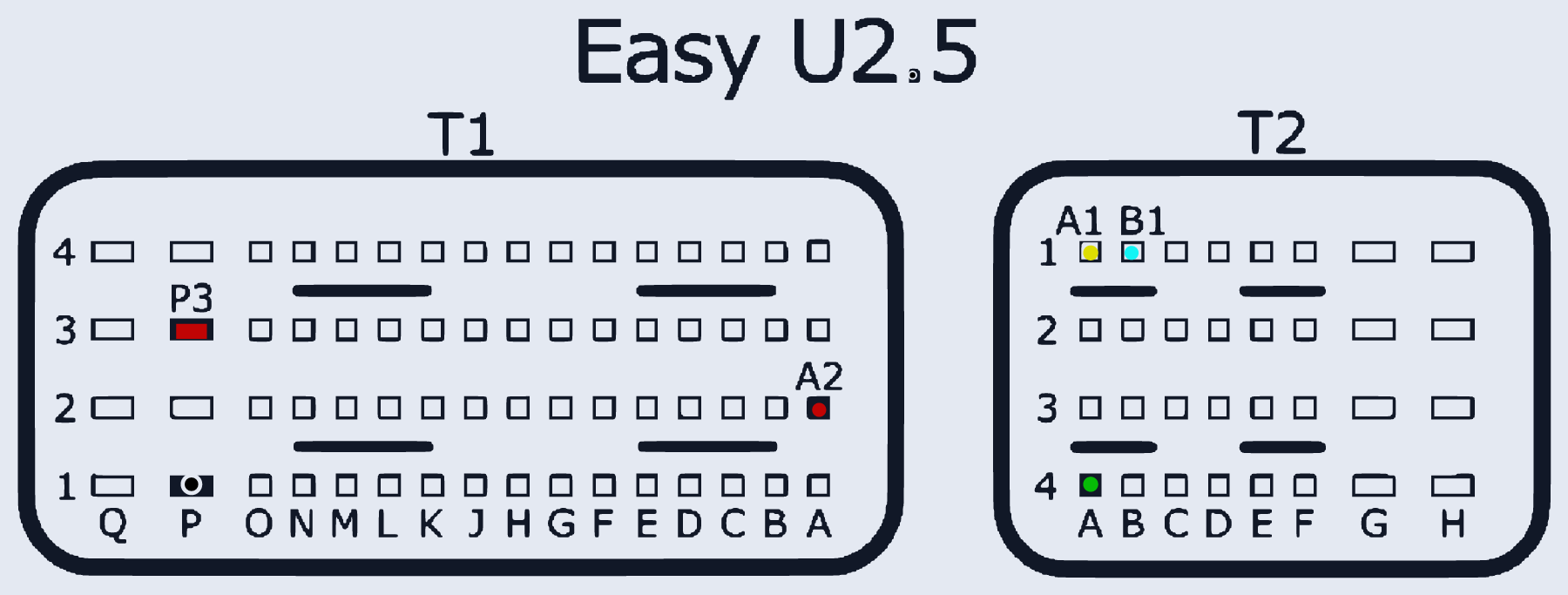 Распиновка Easy U2.5 (LPG/CNG, China, generic) — схема разъёма