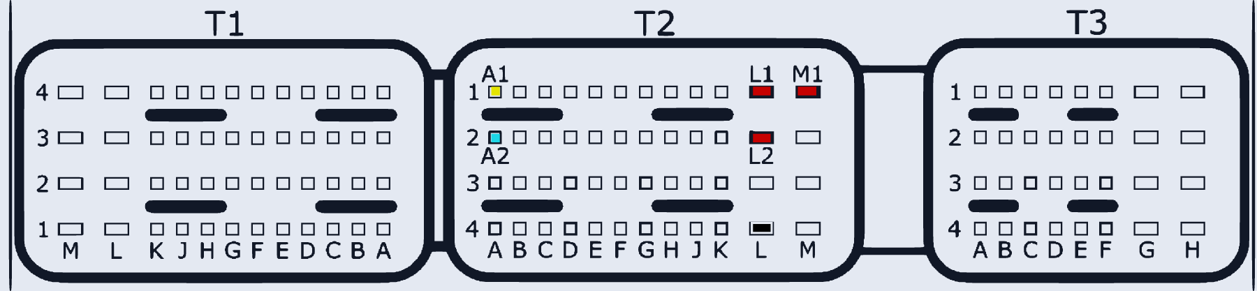 Распиновка Easy U3.6/U3D/U3E (LPG/CNG, China, generic) — схема разъёма